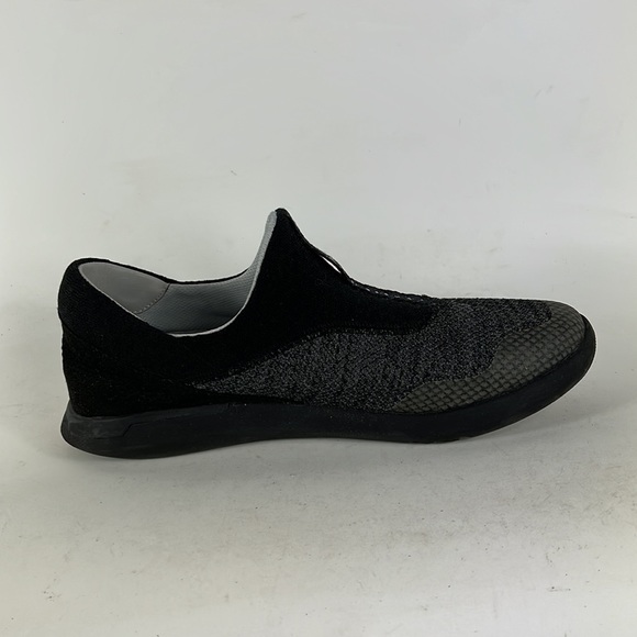 Kizik slip on athletic sneakers us mens size 11 black grey hands free minimalist - Picture 3 of 9